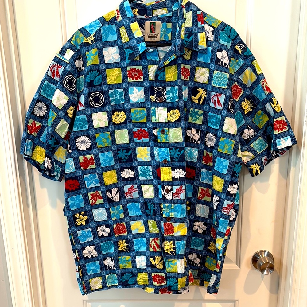 Tori Richard | Men’s Hawaiian Print Shirt | Size 2XL